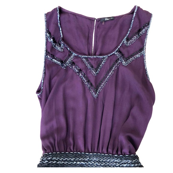 πHPπPurple and black beaded dress - Picture 3 of 8